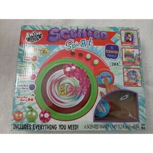 Scented Spin Art 6 Scented Paints By Anker Art Kid's Craft's Art Paint Kit toy